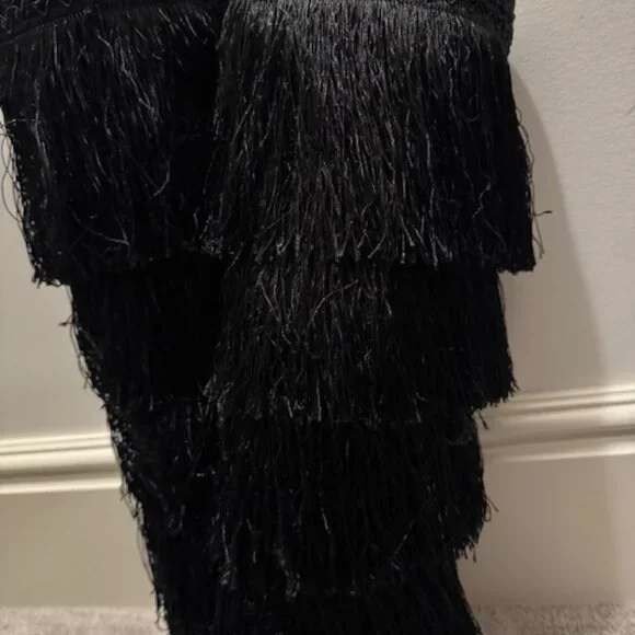 Tall Boots with Fringe - Picture 2 of 2